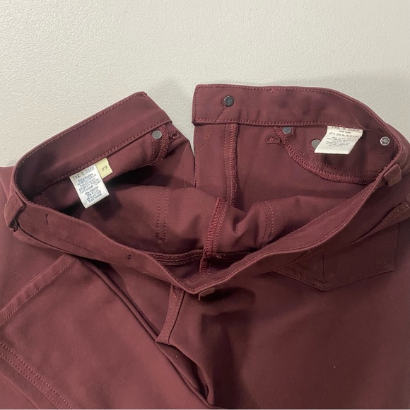 Rag and Bone Burgundy Wine Jeans - Picture 5 of 5
